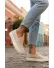 Espadrile dama casual bej Y602 T55-3